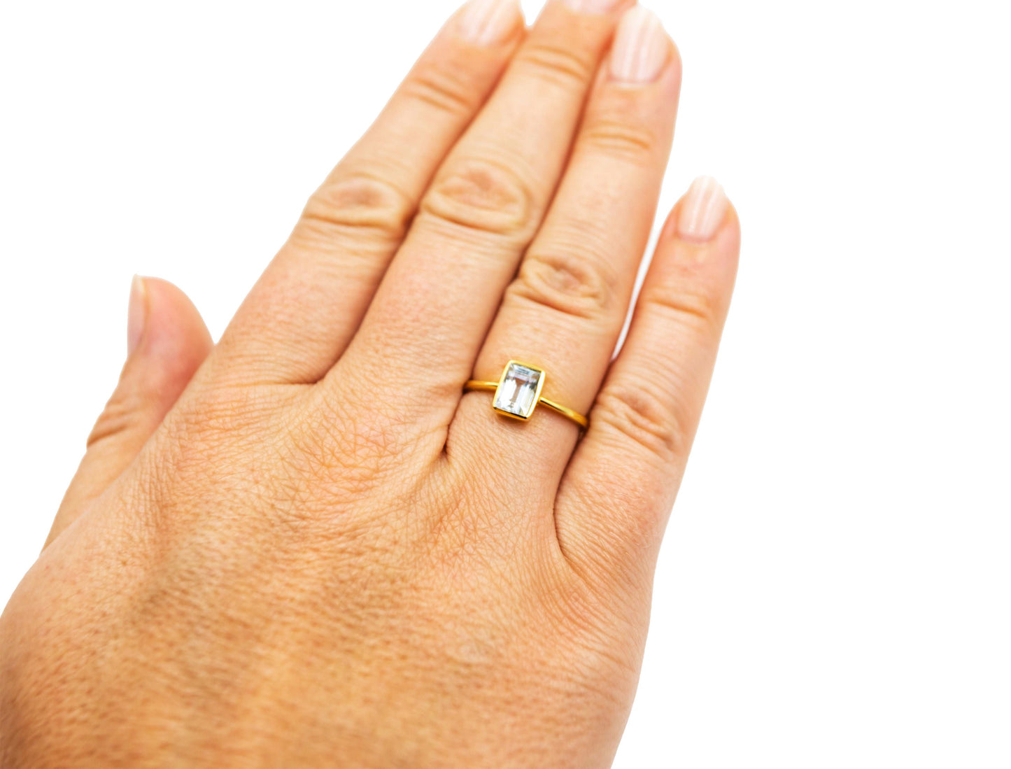 Aquamarine Gold Ring - MP Equestrian