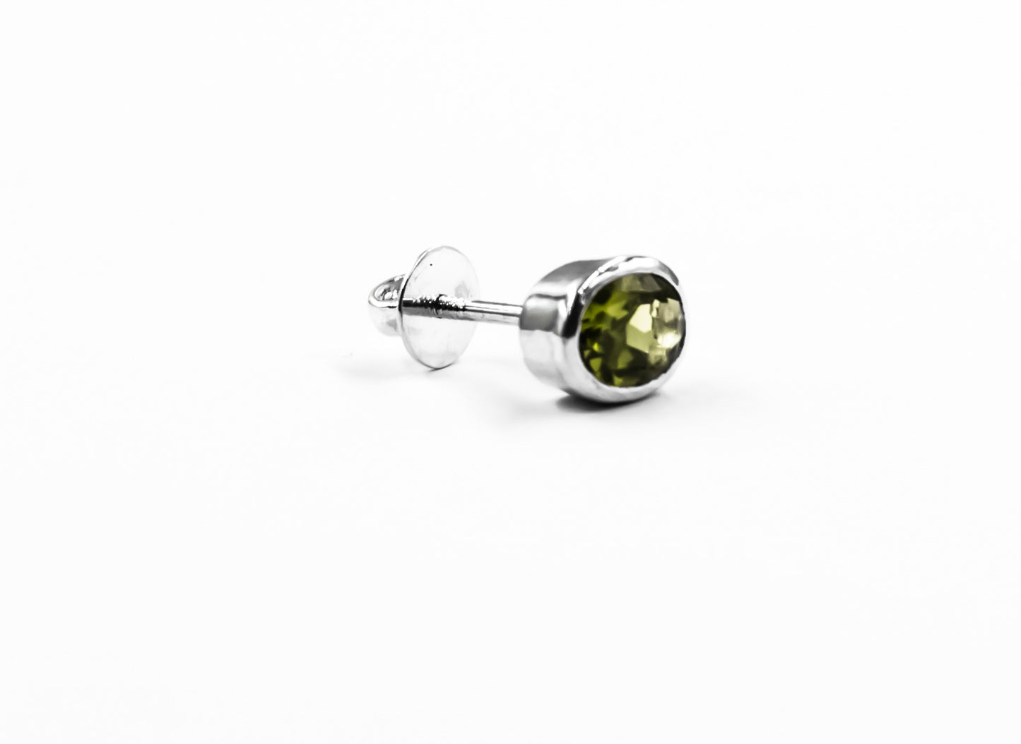 Peridot Bezel Set Earrings - MP Equestrian