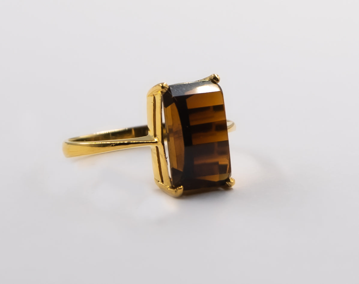 Tourmaline Gold Ring