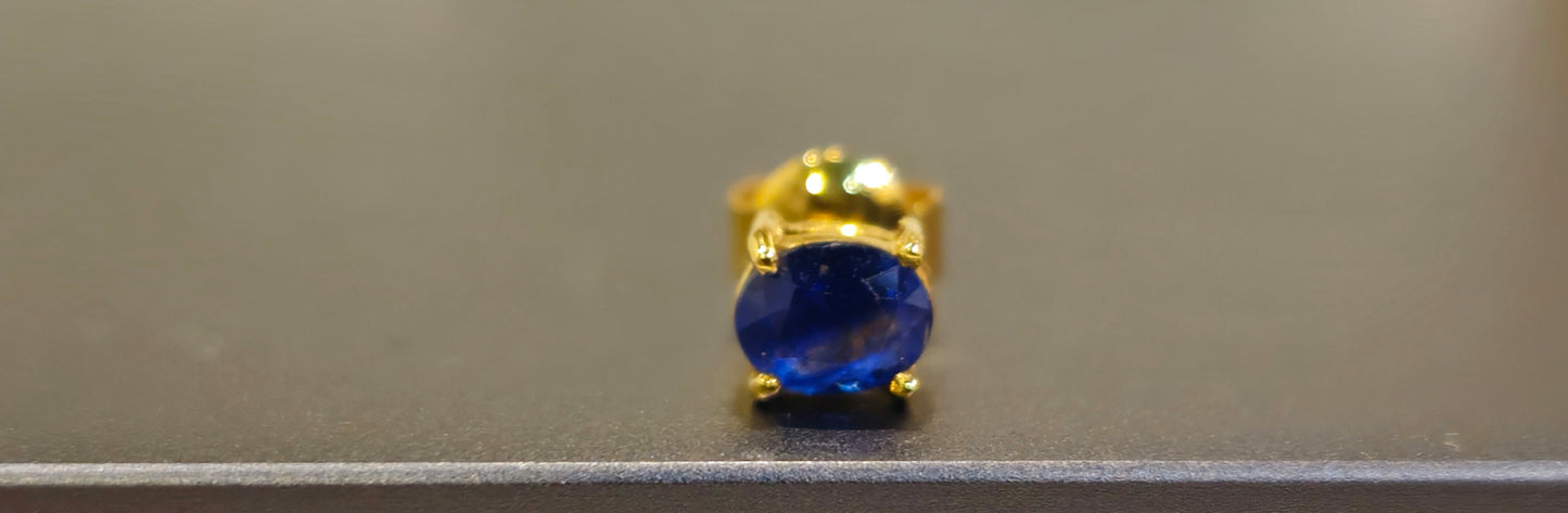 Blue Sapphire Earrings