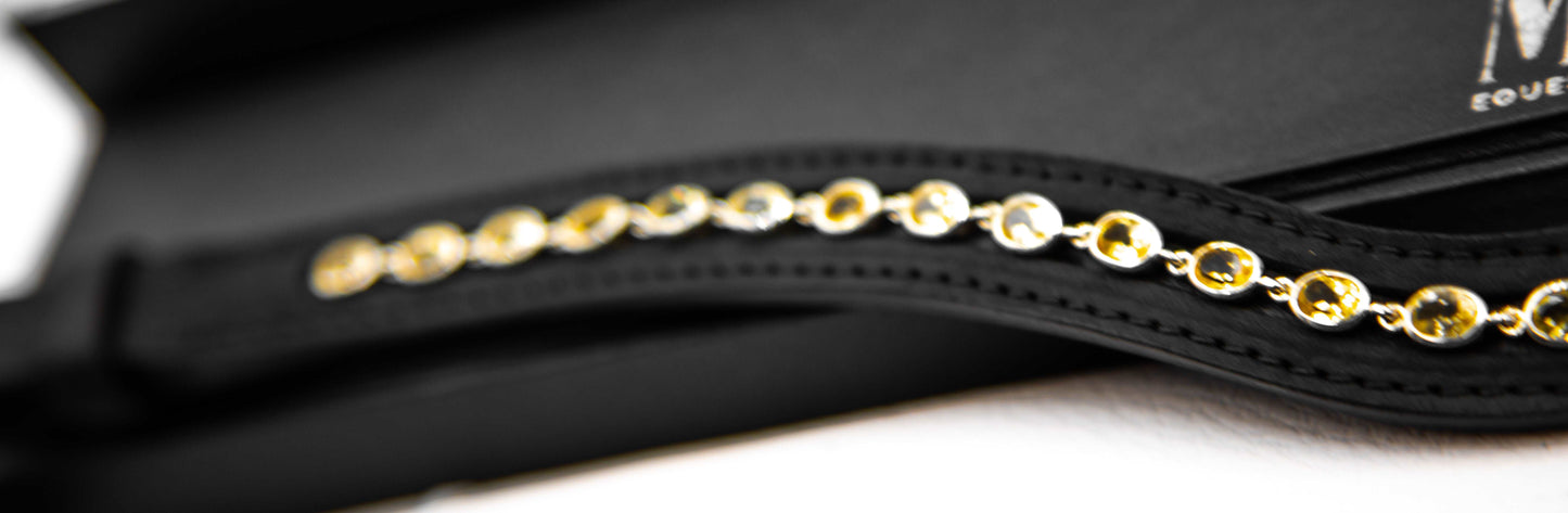 Citrine Browband - MP Equestrian 