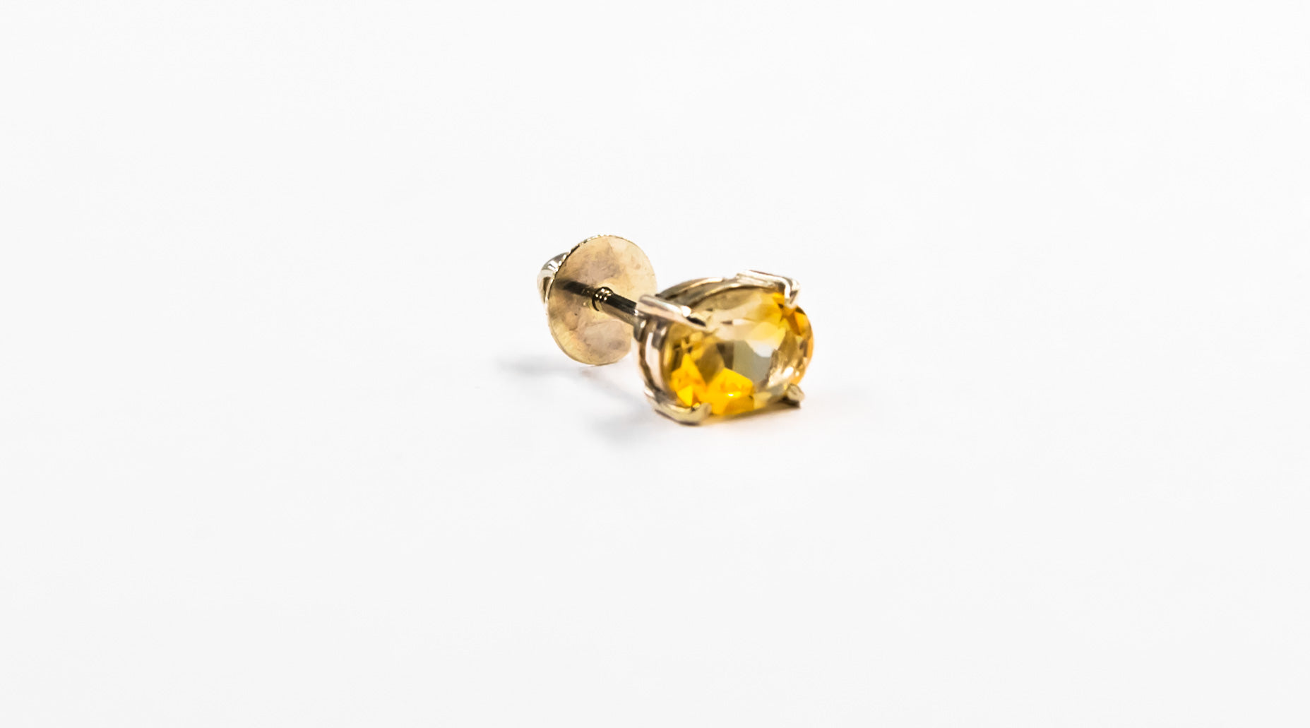 Citrine Claw Set Earrings - MP Equestrian 