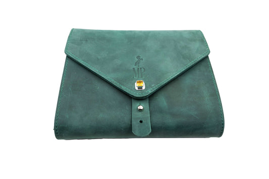 Citrine Turquoise Country Cow Leather Bag - MP Equestrian 